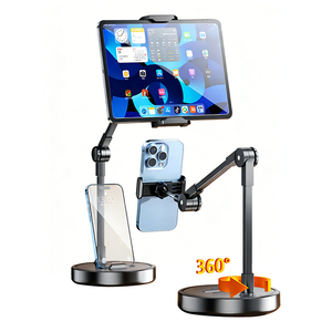 <span class=keywords><strong>Support</strong></span> <span class=keywords><strong>de</strong></span> téléphone portable universel flexible à 360 degrés, pliable, en métal, <span class=keywords><strong>support</strong></span> <span class=keywords><strong>de</strong></span> <span class=keywords><strong>table</strong></span> pour montre, <span class=keywords><strong>support</strong></span> <span class=keywords><strong>de</strong></span> bureau - Product Image 1