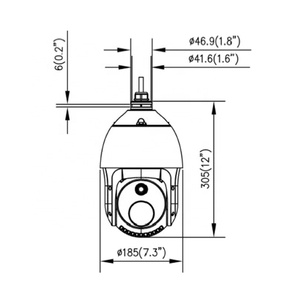 Dôme réseau bi-spectre thermique et optique DS-2TD4238-7/S2 (version sans logo) - Product Image 3