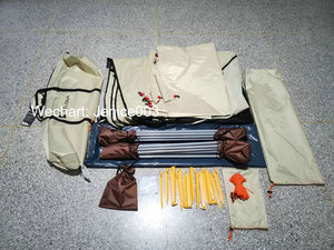<span class=keywords><strong>Tente</strong></span> de <span class=keywords><strong>cuisine</strong></span> d'extérieur pour 6 à 8 personnes, imperméable, camping, <span class=keywords><strong>tente</strong></span> de camping à une seule couche avec moustiquaire - Product Image 5