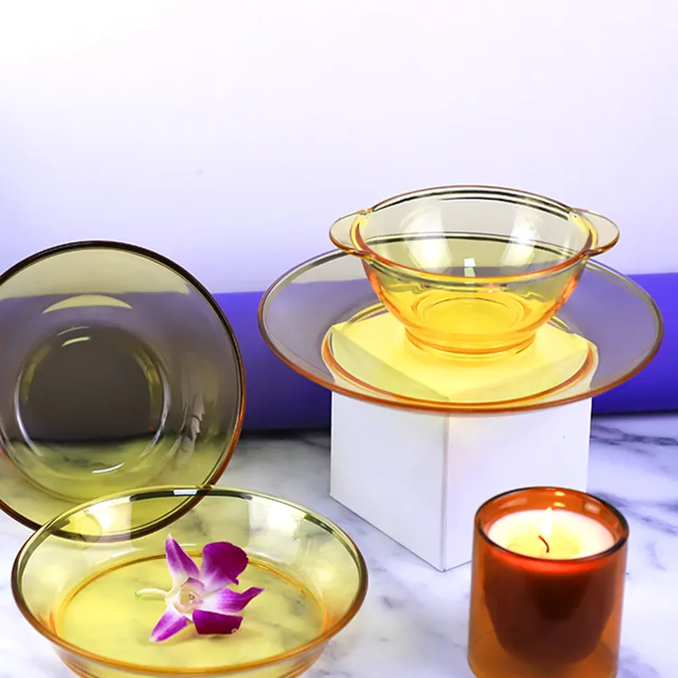 De Best-Selling Borosilicaatglas Plaat Met Decoratief Glas Platen Voor Bruiloften