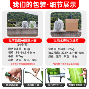 อาศัยอยู่กับญาติรดน้ำสามารถ1000มล. ใสพวยยาวใช้ทำสวนที่บ้าน - Product Image 5