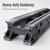 Tour horizontal CNC DRC CK6150-1000, portée maximale 500 mm, système GSK, pour l'usinage d'arbres métalliques