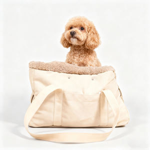 Теплая, мягкая, легкая, портативная сумка-переноска для щенков с мягким дном, зимняя комфортная переноска для путешествий с питомцами - Product Image 2