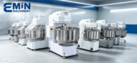 Mélangeur à pâte vertical commercial, pétrin spirale sur socle, machine à pétrir la farine pour boulangerie
