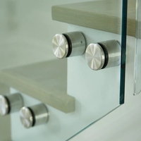 Clous publicitaires en acier inoxydable pour intérieur, pour balustrades en verre, de haute qualité, pour escaliers