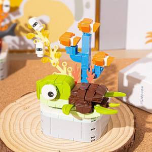 Ocean Bonsai Building Blocks Set 100-200 Pieces Compatible For Children Age 5-14 Years Educational <b>Toy</b> Gift - Product Image 3