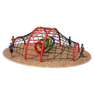 Muro de Escalada de Plástico de Tres Paneles para Niños, para Jardín Pequeño - Product Image 6