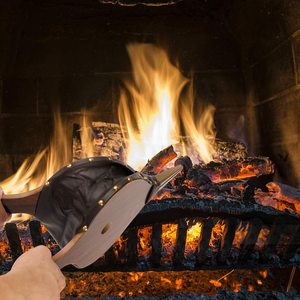 Buse en fonte <span class=keywords><strong>de</strong></span> souffleur d'air en <span class=keywords><strong>bois</strong></span> pour Camping en plein air BBQ Grill Cheminée Pompe à <span class=keywords><strong>soufflet</strong></span> à main Pit Barbecue Outils d'incendie Accessoires - Product Image 6