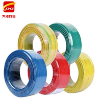 Elektrisches Kabel und Draht H07V-U H07V-R-K Kupferkernleitung 1,5mm 2,5mm 4mm 6mm 10mm Einadriges Kupfer-PVC-Hausverkabelung