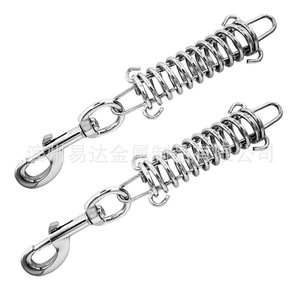 ชุดสายจูงสปริงโลหะ Eda สแตนเลสสตีล ดูดซับแรงกระแทก สำหรับสุนัข - Product Image 4