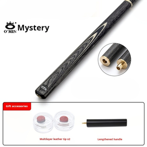 Queue King 1Pc fait à la main professionnel en <span class=keywords><strong>bois</strong></span> de frêne jeu de billard queue de billard ébène Omin billard et queues de billard - Product Image 6