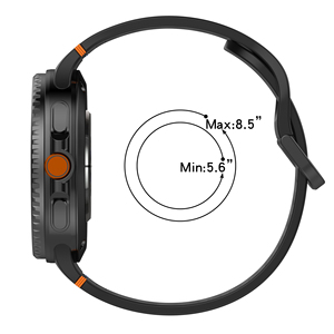 Accesorio de banda deportiva de silicona suave para <span class=keywords><strong>Samsung</strong></span> para <span class=keywords><strong>Galaxy</strong></span> Watch 8 <span class=keywords><strong>Smart</strong></span> Watch Ajuste perfecto sin espacio - Product Image 5