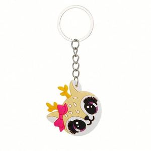 <b>Custom</b> Cheap Rubber Keychain Manufacturers Wholesale Promotion <b>Key</b> <b>Ring</b> Souvenir Birthday Gifts - Product Image 6