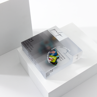 Boîte cadeau en PET gris transparent fabriquée en usine, boîte d'emballage en plastique pour articles ménagers