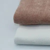 गर्म बिक्री नरम लक्जरी यार्न रंगे 100% पॉलिएस्टर बुना हुआ स्वेटर और परिधान के लिए स्टॉक में 310GSM मोटी सेनील कपड़े