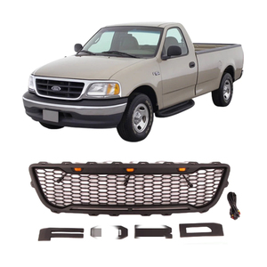 Accessoires MARVELAND 4x4, pièces d'accessoires pour calandre avant de voiture pour F150 1995-2003 avec LED et logo - Product Image 4