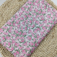 Échantillons Gratuits Impression Numérique Tissu Popeline de Coton 120gsm à Petites Fleurs pour Robe, Chemise