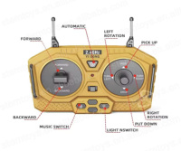 Camion de construction RC en alliage et plastique 2.4GHz 1/20 Scale Bulldozer Diecast Toys Metal & Plastic Model Vehicles