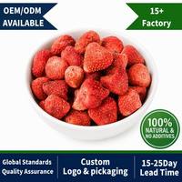 OEM Fabriek Bulk Diepvries Aardbeien Gedroogde Aardbeien Gedroogd Fruit Gedroogde Groenten