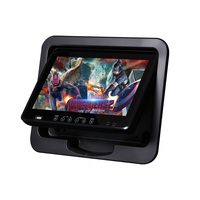 Serveur vod sans fil 10 pouces tablette système android bus vod moniteur de siège pour bus, coach,