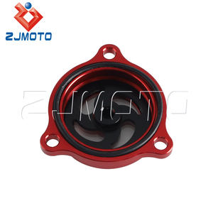 غطاء فلتر زيت الدراجة النارية لسوزوكي <span class=keywords><strong>DR</strong></span>-Z 400 400E 400S 400SM 2000-2024 | ألومنيوم مع نافذة شفافة وخاصية كشف التسرب - Product Image 3
