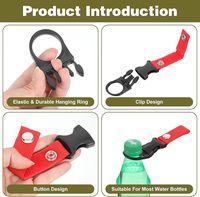 Fleshouder, karabijnhaak, snelkoppeling, clip, gesp, riem, waterfleshouder, EDC-gereedschap, webbing hanger, gesp, waterfleshouder