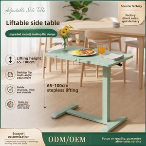 Direttamente dal Produttore: Comodini Mobili, Scrivanie Regolabili in Altezza a Colonna Singola e Scrivanie per Computer da Ufficio Domestico - Product Image 2