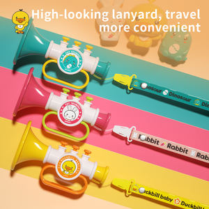 कारखाने की बिक्री बच्चों सींग का बना प्लास्टिक सैक्सोफोन रचनात्मक हैंडहेल्ड लाउडस्पीकर रोह प्रारंभिक शैक्षिक ओर्फ - Product Image 4