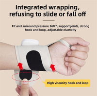 Masseur à vibrations sans fil populaire avec sangle de soutien pour la main et bracelet intelligent EMS électrique pour le poignet