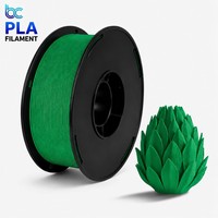 Filament PLA pour imprimantes 3D, 1,75 mm, bobine de 1 kg, compatibilité universelle pour FDM, résistance aux chocs élevée 26,6 KJ/m, moulage lisse, faible coefficient de réduction de volume