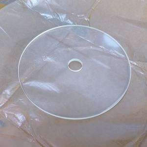 กระจก K9 คุณภาพสูง/กระจกซิลิกาหลอม/กระจกคริสตัลแซฟไฟร์แบบมีรู ฝาครอบกระจกใส - Product Image 5