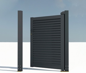 Nhà Hiện Đại Chất Lượng Cao Rèn Sắt Chính Cổng Thiết Kế Phía Trước Cửa An Ninh Nhôm Cổng Và Hàng Rào Cổng Cantilever Cổng - Product Image 2