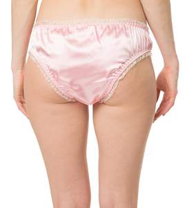 Mutandine Sissy da donna in raso personalizzato da donna Bikini tinta unita a vita bassa slip Hipster per donna intimo intimo biancheria intima da donna mutandine - Product Image 3