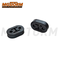 Support d'échappement en caoutchouc PU 74x48mm avec 2 trous
