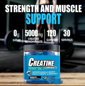 Sport Pre Workout Muscle Growth Creatine Monohydrate Hcl Gummy 500g Dietary Fiber Pre-workout Energy <strong>Boosting</strong> Creatine Gummies - Product Image 2
