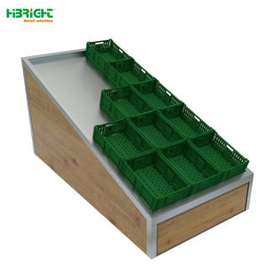 Étagère de présentation de fruits et légumes de style moderne Highbright, personnalisable pour supermarché et épicerie - Product Image 6