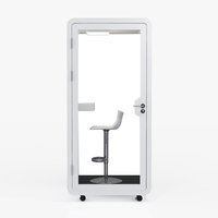 Cabine de travail insonorisée préfabriquée pour intérieur, mobile, pour réunions, hôtel, cabine vocale, enregistrement, ou espace de vie