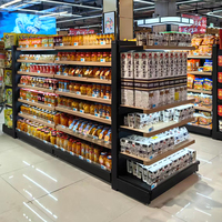Étagères de magasin en métal, présentoirs, rayonnages pour épicerie, vente directe d'usine, conception professionnelle