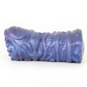 Masturbador Masculino de Silicona de Alta Calidad al por Mayor en Europa, Tamaño 8*15.5CM, Peso 540.5G, Color Azul Sueño - Product Image 3