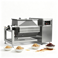 Grand Wok de Cuisson à Axe Horizontal avec Agitateur Automatique en Acier Inoxydable 304 pour Boulangerie, Moulin à Farine, Pâte et Condiments