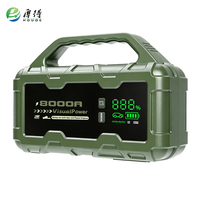 Démarreur de voiture avec compresseur d'air 8000A 24000mAh PD60W, booster de batterie 12V, gonfleur 150PSI, batterie externe