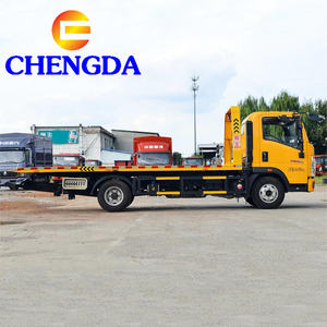 China Nuevo Usado 4*2 4*4 5ton 10ton Howo Flatbed Wrecker Camión de remolque Road Car Tow Truck para la venta - Product Image 4