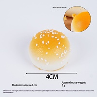 Jouet Squishy en forme de Boulette Vapeur avec Logo Personnalisé, en PU, Simulation Alimentaire, Anti-stress, pour Cadeaux d'Événements, Faveurs de Fête, Commandes en Gros