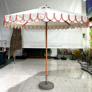 Parasol pour extérieur rose personnalisé pour piscine d'hôtel Parasol pour pétoncles <span class=keywords><strong>bord</strong></span> <span class=keywords><strong>de</strong></span> <span class=keywords><strong>mer</strong></span> Cadre en aluminium Parasol pour patio et café Parasol pour jardin et plage - Product Image 4