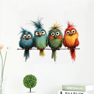 Adesivi Magici con Uccelli per Rami d'Albero, Arte per Soggiorno, Decorazioni Murali <span class=keywords><strong>di</strong></span> Lusso all'Ingrosso - Product Image 3