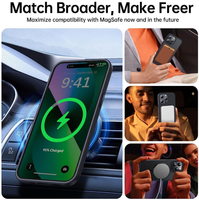 Coque semi-transparente mate pour iPhone 18 Pro Max, compatible avec iPhone 17, 16, 15, 14, 13, 12, 11 Pro Max, avec coque rigide magnétique au toucher premium