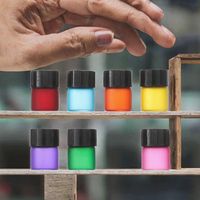 Flacons en verre cylindriques pour échantillons de parfum cosmétique de 1 ml, 2 ml, 3 ml, mini-bouteilles colorées