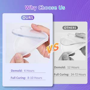 อีพ็อกซี่เรซิ่นใส ชุดอีพ็อกซี่เรซิ่นใส ไม่เหลือง ไม่มีฟองอากาศ เรซิ่นสำหรับงานศิลปะ งานฝีมือ ทำเครื่องประดับ งานไม้ - Product Image 3