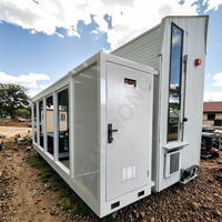 Module de salle de bain modulaire intégré, complet, préfabriqué, en kit, avec douche et toilettes, mobile, pour maisons conteneurs intégrées