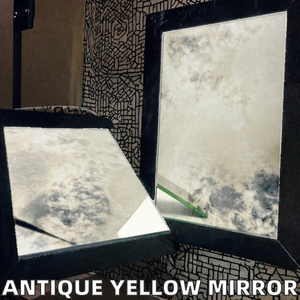 Miroir antique moderne en verre massif avec motif de carreaux de verre pour la décoration de la chambre, de la cuisine et de la salle de bain - Product Image 3